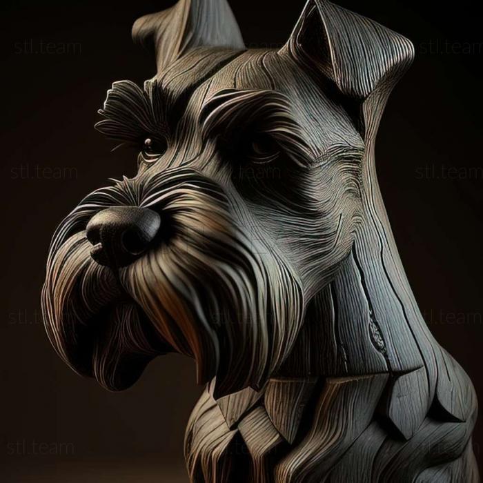 Zwergschnauzer dog